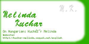 melinda kuchar business card